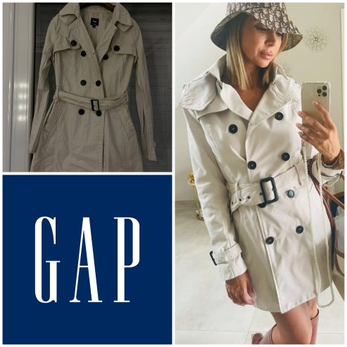 Trench coat GAP en blanc cassé