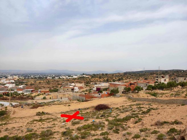 TERRAIN A VENDRE A HAMMAMET FUTURE PROJET VILLA AVEC VUE PANORAMIQUE MONTAGNE