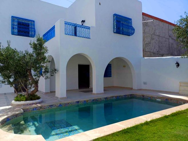 A VENDRE VILLA STYLE TRADITIONNELLE A HAMMAMET